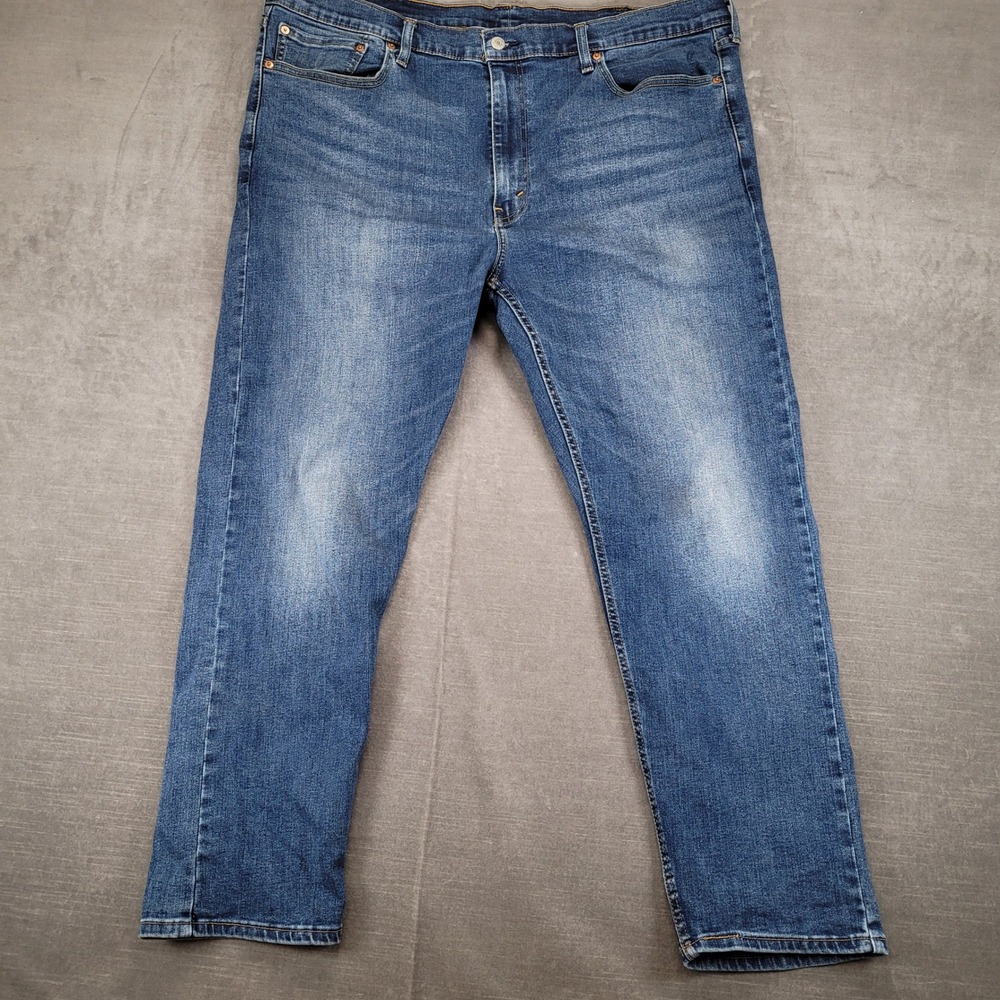 Levi's Vintage 90s 502 Regular Taper Jeans Mens Actual Size 42x29 Blue Denim